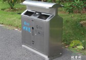 煥新街巷，分類先行戶外街道環(huán)衛(wèi)不銹鋼垃圾桶
