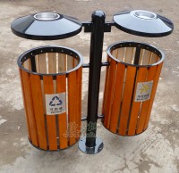 分類鋼木垃圾桶