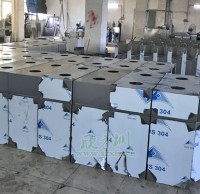 室內方形分類垃圾箱工廠生產圖