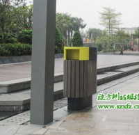 房地產鋼木垃圾桶經典杰作