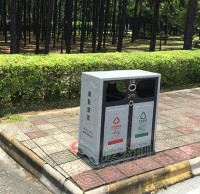 共建美麗運河 徐州地方海事免費發(fā)放船用垃圾桶