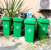 120L綠色廚余分類塑料垃圾桶