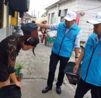 分類垃圾桶發放每家每戶加強環保意識