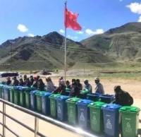 捐贈分類垃圾桶 助力美麗鄉村建設