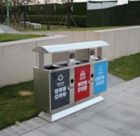 廣場垃圾分類垃圾桶廠家定做