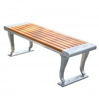 小區(qū)廣場戶外雙人不銹鋼休閑椅