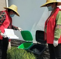 垃圾分類新港村開展垃圾分類入戶檢查和指導活動