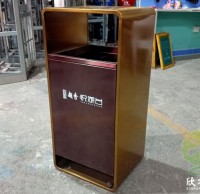 小區(qū)電梯口電鍍不銹鋼垃圾桶提升品質(zhì)與實(shí)用的完美方案