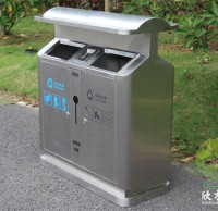 煥新街巷，分類先行戶外街道環(huán)衛(wèi)不銹鋼垃圾桶
