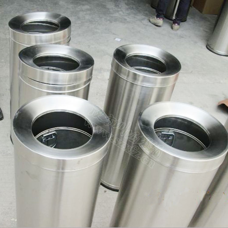 斜口不銹鋼垃圾桶 斜口不銹鋼垃圾桶