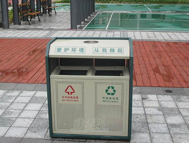 小區(qū)鋼制垃圾桶 小區(qū)鋼制垃圾桶
